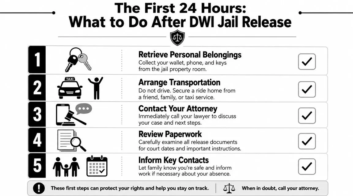 The First 24 Hours What to Do After Jail Release