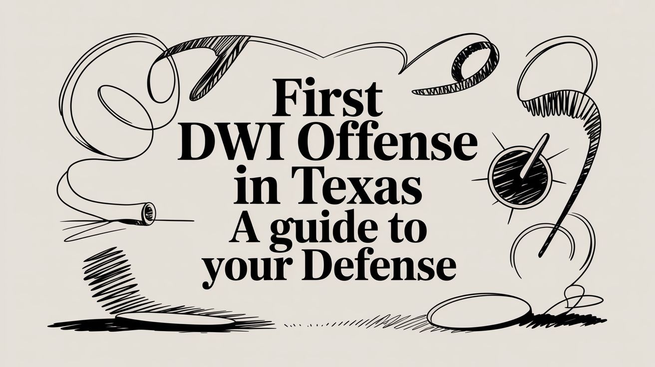 First DWI Offense in Texas: Your Legal Guide for 2025