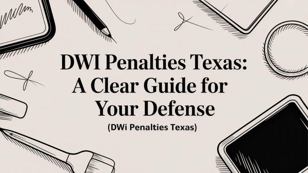 DWI penalties Texas guide with legal resources and defense strategies, emphasizing clarity and support for individuals facing DUI charges.