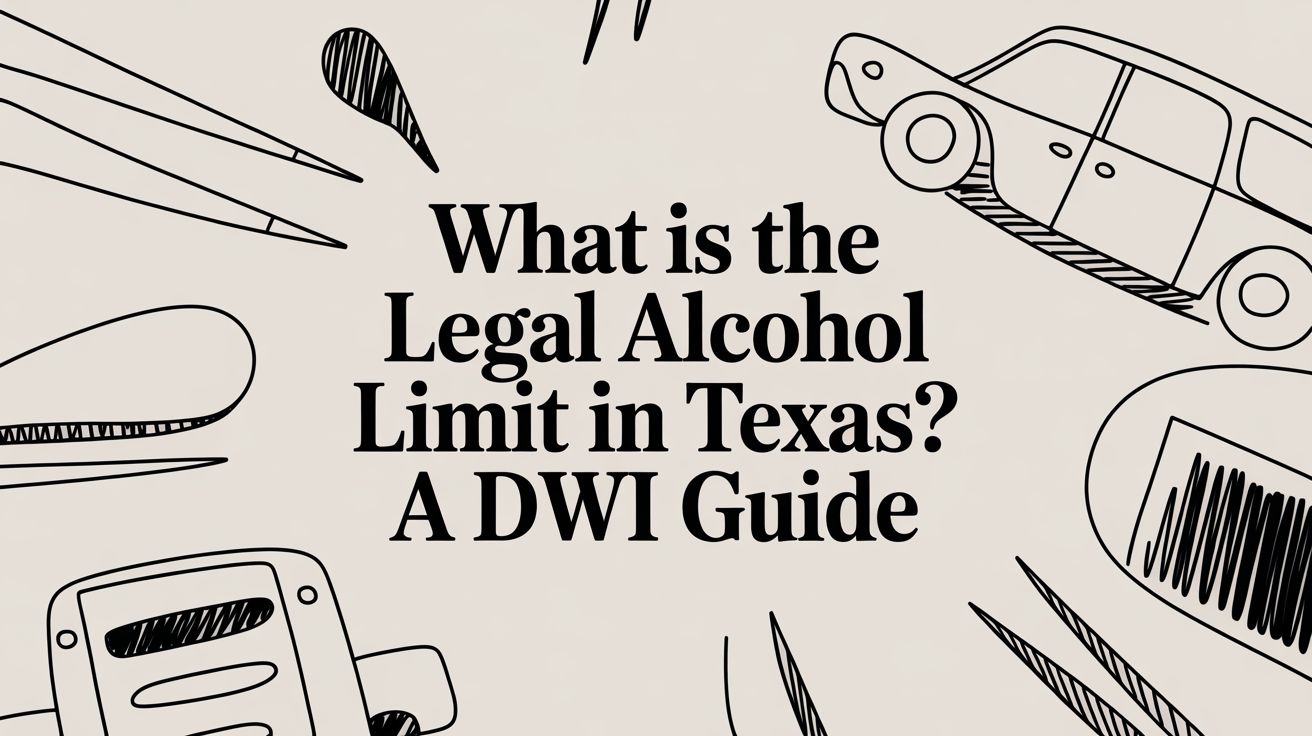 What Is the Legal Alcohol Limit in Texas? A DWI Guide